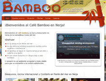 Tablet Screenshot of cafebamboo.es